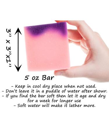 Hydrangea Soap - 5oz Handmade Castile Bar | Floral Fragrance with Lavender Essential Oil | Perfect for Anniversary Weddings & Christmas Gifts - Buy Online on GoSupps.com