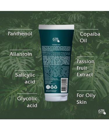 678Brazil Oil Control Facial Cleansing Gel - Deep Cleansing & Skin Soothing for Oily & Acne-Prone Complexion - Oil Balance with Copaiba Glycolic & Salicylic Acids - 200g / 7.05oz - Buy Online on GoSupps.com