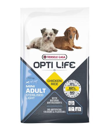 VERSELE-LAGA - Opti Life Adult Light Mini - Croquettes for Overweight Dogs - Small Breeds - 7.5kg