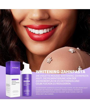 Lila Toothpaste for White Teeth - 2 Pieces of Purple Whitening Toothpaste for Color Correction & Stain Removal - Buy Online on GoSupps.com