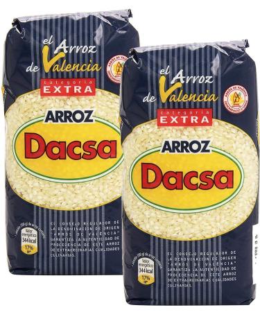 Arroz Rice Dacsa Round Rice D.O. Valencia - 2 bags of 2.2 LBs
