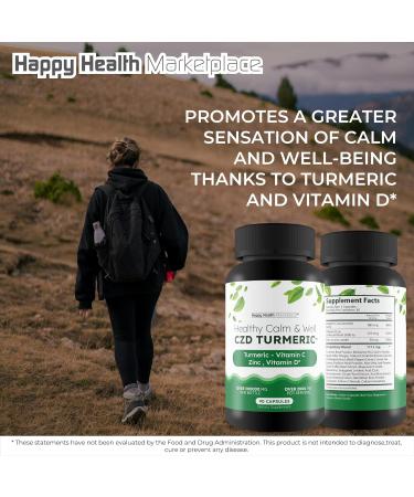 Healthy Calm & Well CDZ Gummies Capsules - Our Best CDZ Supplement Vitamin C D and Zinc - Turmeric Vitamin C D Zinc Magnesium - Our Best Calmwell Cdc Gummies Capsules Zinc Vitamin C Vitamin D Turmeric - Buy Online on GoSupps.com