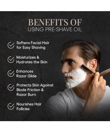 Naked Armor Organic Pre Shave Oil for Men - Tamanu & Noni All-Natural 2 fl oz Closer Shave & Great Gift Made in USA - Buy Online on GoSupps.com