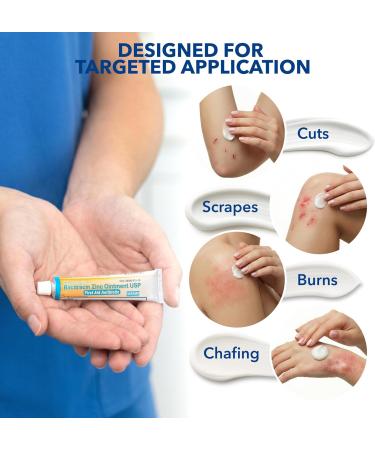 STRATUS PHARMACEUTICALS Bacitracin Zinc Ointment USP Topical First Aid for Minor Cuts Scrapes Burns and Chafing 1.0 fl oz Tube - Buy Online on GoSupps.com