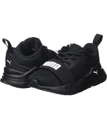 PUMA Boy's Unisex Kids Wired Run Ac Inf Sneaker - Size 5 UK, Black and White - Buy Online on GoSupps.com