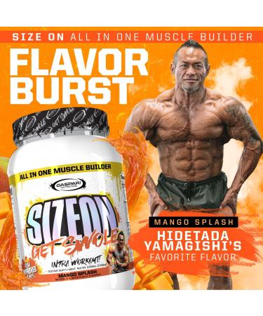 Gaspari Nutrition SizeOn - Ultimate Hybrid Intra-Workout Amino Acid & Creatine Formula - Mango Splash (3.59 lb) -  - Buy Online on GoSupps.com
