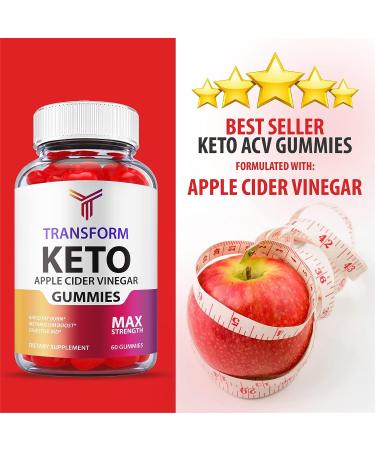 Transform Keto ACV Gummies - Vegan Formula for Advanced Weight Loss | 60 Gummies - Buy Online on GoSupps.com