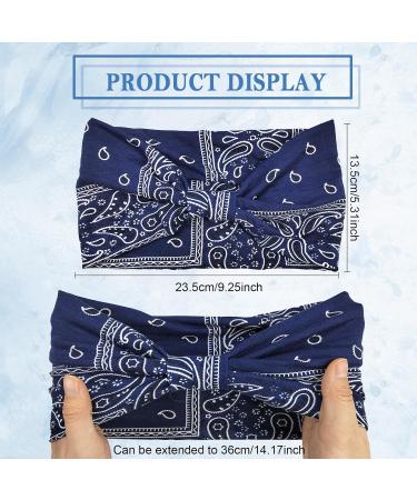 Shop 4-Pack Women's Elastic Headbands - Wide Boho Hair Bands & Leopard Print Styles | Fashion Hair Jewelry - Buy Online on GoSupps.com