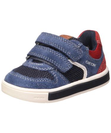 Geox Baby Boy's B Trottola B Sneakers 5 UK Child Blue Avio Dk Red C4276