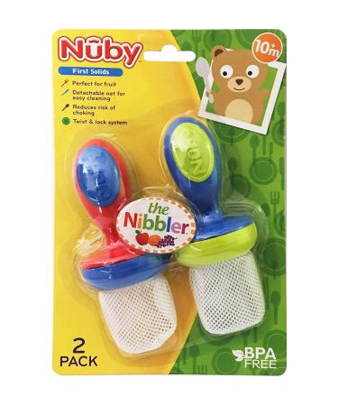 Nuby 2-Pack Nibbler Mesh Feeders Colors May Vary - Buy Online on GoSupps.com