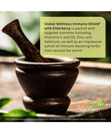 Irwin Naturals Immuno-Shield with Elderberry - 60 Liquid Soft-Gels for Global Wellness - Buy Online on GoSupps.com