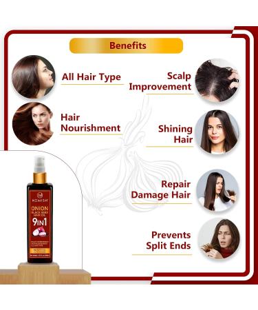 Newish Black Seed Onion Oil for Hair Regrowth & Care | Castor Almond Sunflower Methi & Jojoba Oils | 200 ml Shine & Nourish Your Hair - Buy Online on GoSupps.com