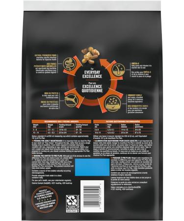 Purina Pro Plan Dry Cat Food Complete Essentials Shredded Blend Salmon & Rice - 1.45 kg Bag (1 Pack) - Buy Online on GoSupps.com