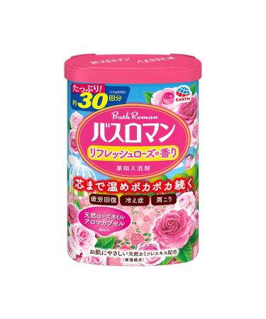 Non-medicinal products Bath roman bath agent Refreshing rose scent 600g