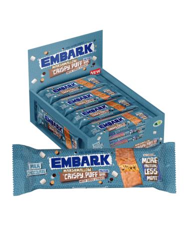 EMBARK Fit Food Protein Bar - Low Calorie High Energy Fiber - Vitamins - Minerals - White Chocolate - Lemon & Blueberry, 13 x 57g