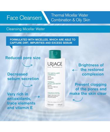 Uriend Agua Micelar Termal P.Mixta 500ml - Hydrating Micellar Water for Combination Skin | International Shipping - Buy Online on GoSupps.com