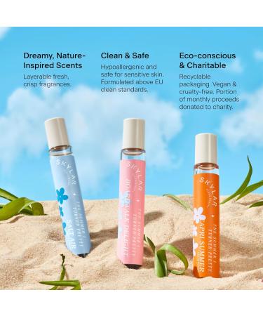 Skylar The Summer I Turned Pretty Salt Air Eau de Perfume - Hypoallergenic & Clean for Women Men Vegan Safe Sensitive Skin Fresh with Notes of Driftwood Sea Seaweed SITP Salt Air 0.33 Fl Oz (Pack of 1) - Buy Online on GoSupps.com