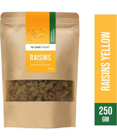 Cape Fresh Yellow Raisins 250g | Whole | Natural | Pure - Buy Online on GoSupps.com