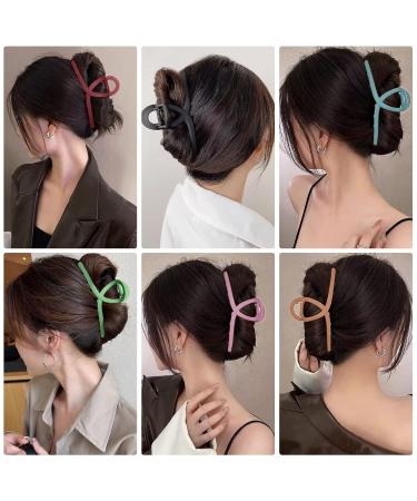 12 Pack Extra Large Hair Claw Clips for Women - 5.1 Inch Jumbo Claw Clips in 12 Colors - Non-slip Strong Hold Hair Clamps for Thick, Long, Curly Hair - Buy Online on GoSupps.com