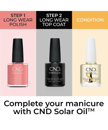 CND Vinylux Longwear Red Nail Polish - Rule Breaker 373 | Gel-like Shine, Chip Resistant Color - 0.5 Fl Oz - Buy Online on GoSupps.com