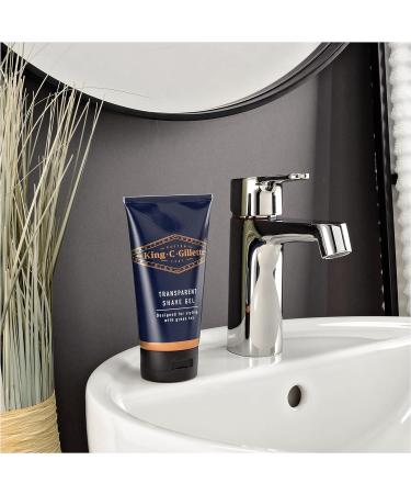 King C. Gillette Men's Transparent Shaving Gel 150ml - Buy Online on GoSupps.com