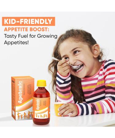 HERBOGANIC Apetenic Syrup - Appetite Booster Weight Gain Stimulant - A Natural Energy and Calorie Booster for underweight Men Women & Kids.Pack of 2 (8 oz) Each 8 Fl Oz (Pack of 2) - Buy Online on GoSupps.com