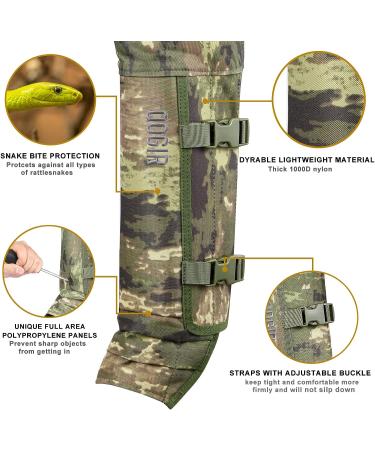 Lucky Clover Waterproof Snake Chaps - Durable Briar-Proof Hunting Chap - Lightweight Snake Guard Brush Protector - Camo Design - Buy Online on GoSupps.com