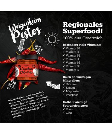 Senger's Sengers Pesto Chile Vegan Paste 100% Superfood from Austria 100g - Buy Online on GoSupps.com