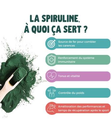 Les Spiruvores - Organic Spirulina Powder (40g) - Made in France - 13 Days of Treatment - Buy Online on GoSupps.com