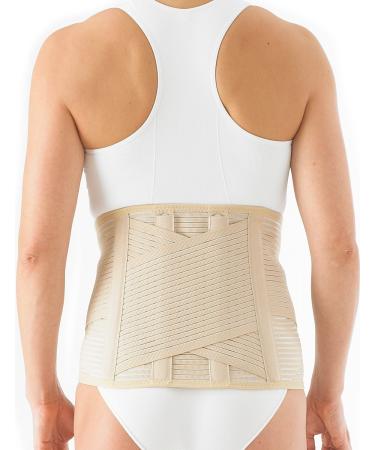 Neo-G Lumbostad Brace Support For Symptoms Of Mild Disc Herniation/Bulge Mild Lumbago Strains Sprains Provides Additional Back Support Class 1 Medical Device Small - Tan