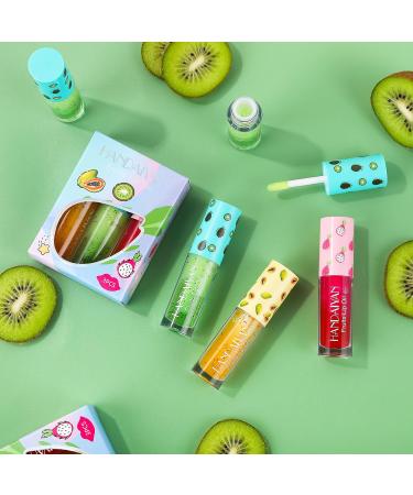 Hydrating Lip Glow Oil | Moisturizing Lip Balm with Fruit Extract | Reduces Fine Lines & Dryness | Non-Sticky Avocado Lip Care | Long Lasting Nourishing Repair - Buy Online on GoSupps.com