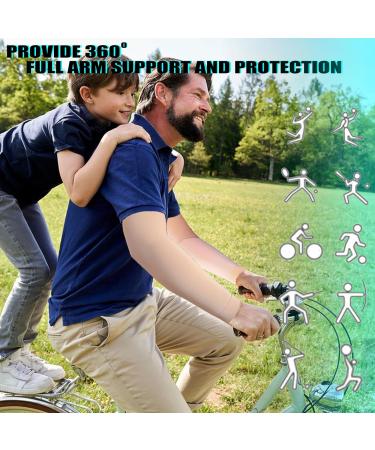 Buy Lymphedema Compression Arm Sleeve for Edema & Swelling Relief - 20-30 mmHg Graduated Support Silicone Dot Full Arm Coverage X-Large Pair - Ideal for Recovery & Pain Relief - Buy Online on GoSupps.com