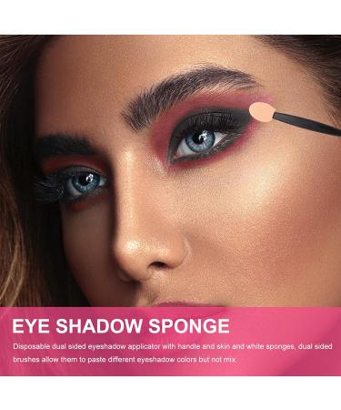 BIUDECO 200 Pcs Double Ended Eyeshadow Brush Makeup Sponge Eyeshadow Stick Black Emulsion - Buy Online on GoSupps.com