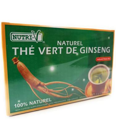 Ginseng_Green Tea 2g x 20bags - Natural Herbal Tea - Buy Online on GoSupps.com
