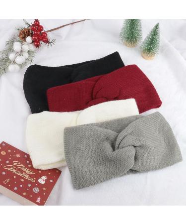 Kavya Winter Headbands for Women's Hair Knitted Headband Ear Muffs Women Head Bands Adult Women Elastic Head Band Ear Warmer Women Head Warmers for Women - Buy Online on GoSupps.com