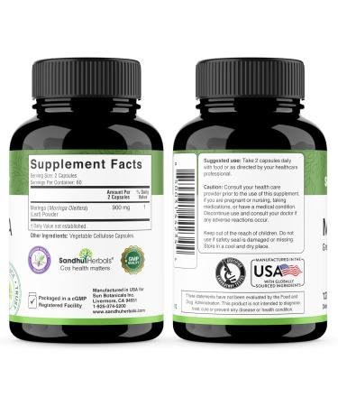 SANDHUHERBALS Shilajit Bundle with Moringa | Capsules for Men & Women | Supports Energy Immune Skin & Gut Health - Buy Online on GoSupps.com