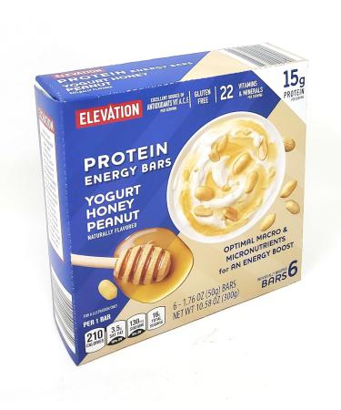 Protein Energy Bars Yogurt Honey Peanut | Excellent Source of Antioxidants Vit A C E | Gluten Free | 22 Vitamins & Minerals Per Serving | 15 g Protein Per Serving | Optimal Macro & Micronutrients for an Energy Boost 10.58  - Buy Online on GoSupps.com