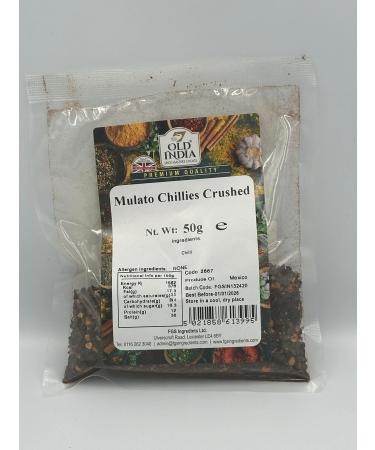 Old India Mulato Chillies Crushed 50g