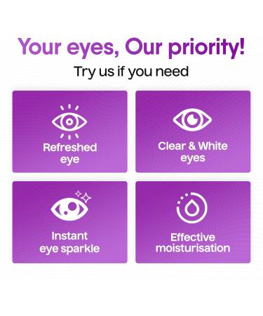  6pack Ocufresh Brightening Eye Drops | Eye Drops for Tired & Dry Eyes | Sterile & Lab Tested 6 Pack - Buy Online on GoSupps.com