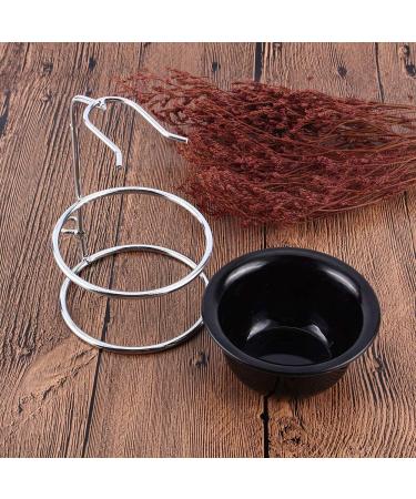 Premium Razor Planeing Soap Bowl & Chrome Shaving Set for Men - Stainless Steel Brush Holder & Black Bowl | International Shipping Available - Buy Online on GoSupps.com