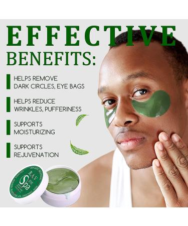 R.A.V Green Tea Under Eye Patches with Hyaluronic Acid & Collagen - 30 Pairs - Buy Online on GoSupps.com