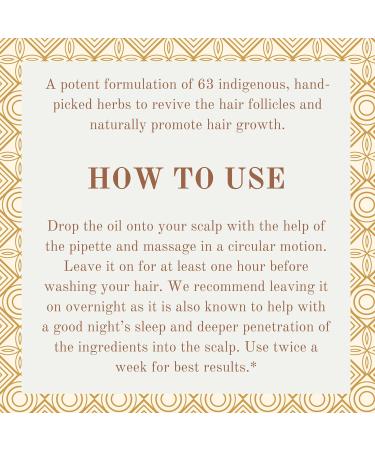 The Rufila's Hand-Picked 63-Herb Hair Elixir Reduces Hair Fall Reduces dry Flaky Scalp & Dandruff Promotes Hair Growth & Nourishes The Scalp - 100ml - Buy Online on GoSupps.com