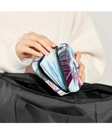 Women's Bonds Storage Pockets - Tropical Plant Pattern Portable Period Kit & Feminine Product Bag for Girls - Buy Online on GoSupps.com
