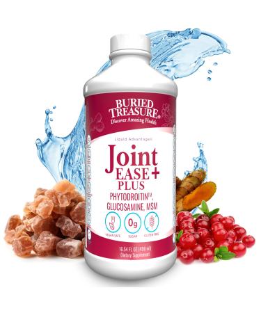 Buried Treasure Joint Ease Plus - 16 fl oz, Glucosamine Chondroitin with MSM and Turmeric, Joint Support Supplement
