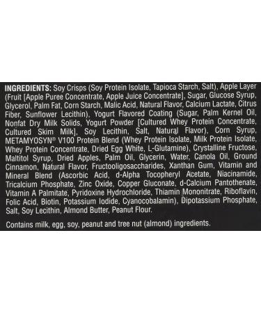 MET-Rx Big 100 Crispy Apple Pie Meal Replacement Bars - 9 Pack (3.52 oz Each) - Buy Online on GoSupps.com