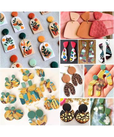 BABORUI 118Pcs Polymer Clay Cutters Kit - Set of 18 Tools for Jewelry Making with Earring Cards & Hooks, Classic Theme - Buy Online on GoSupps.com