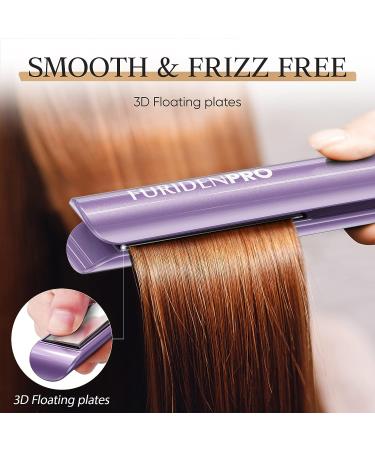 2-in-1 Hair Straightener and Curler - Round Flat Iron Combo for Curling and Straightening - Buy Online on GoSupps.com