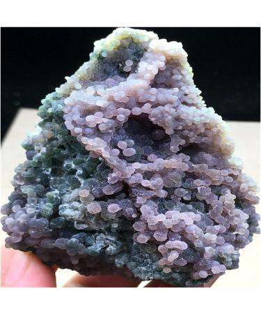 Natural Grape Agate Chalcedony Crystal Mineral Home Decoration Ornaments (Size : 300-350g) - Buy Online on GoSupps.com