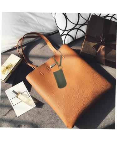 DOITOOL 1pc Spray Bottle Roller Bottle Cover Travel Hand Sanitiser Travel Bottle Covers Hand Soap Holder Cosmetic Containers Funnels Leather Key Fob Pu Bottle Cap - Buy Online on GoSupps.com