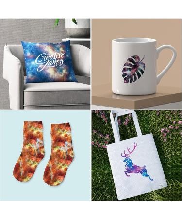 TIFEE Infusible Ink Transfer Sheets 11 Pcs 12 x 10 Galaxy Sublimation Transfer Paper for Cricut Mug DIY T- Shirts Coasters Tote Bags Starry - Buy Online on GoSupps.com